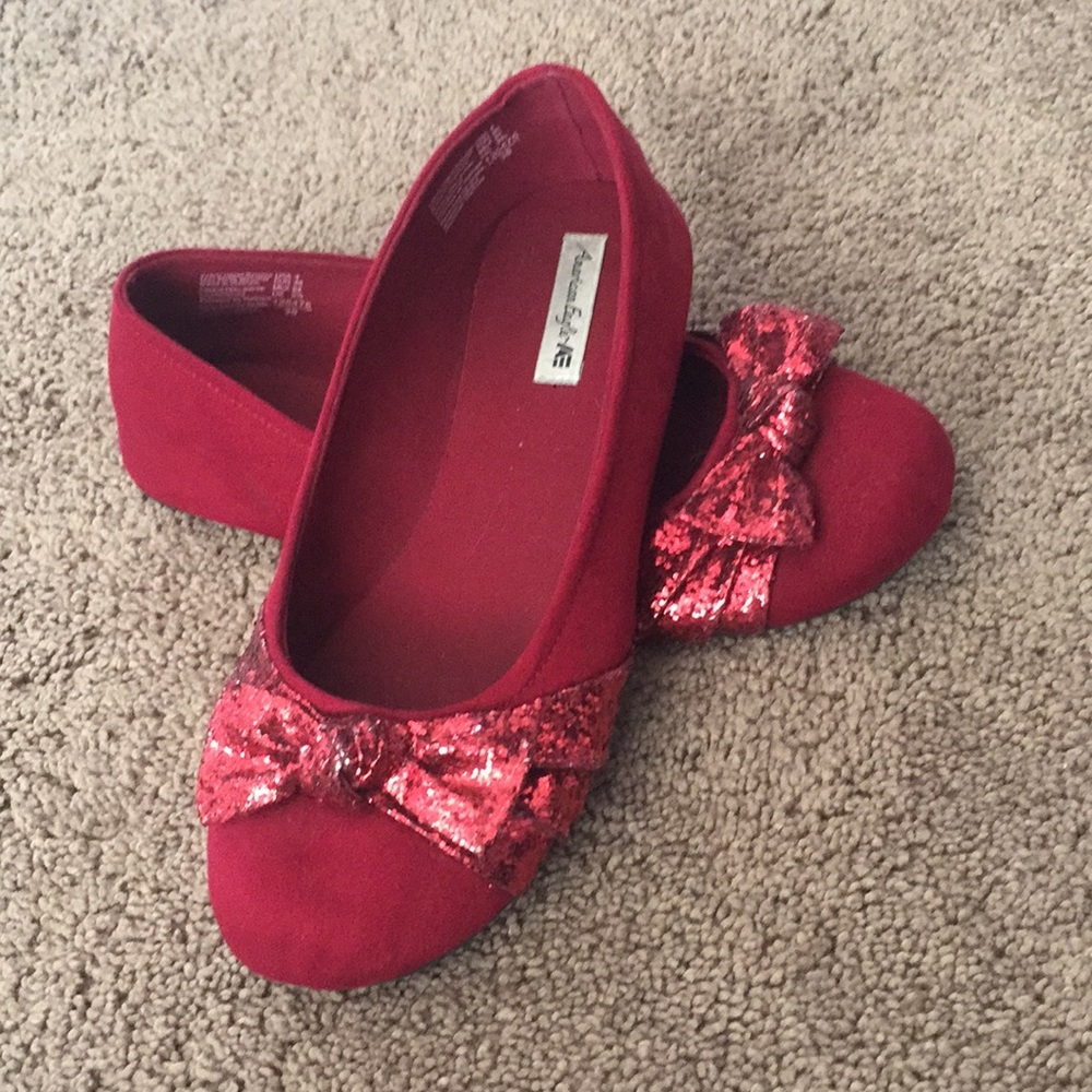 Cute little red flats